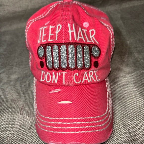 KBETHOS Vintage Jeep Hair Don’t Care Cap Velcro Closure - Picture 2 of 7